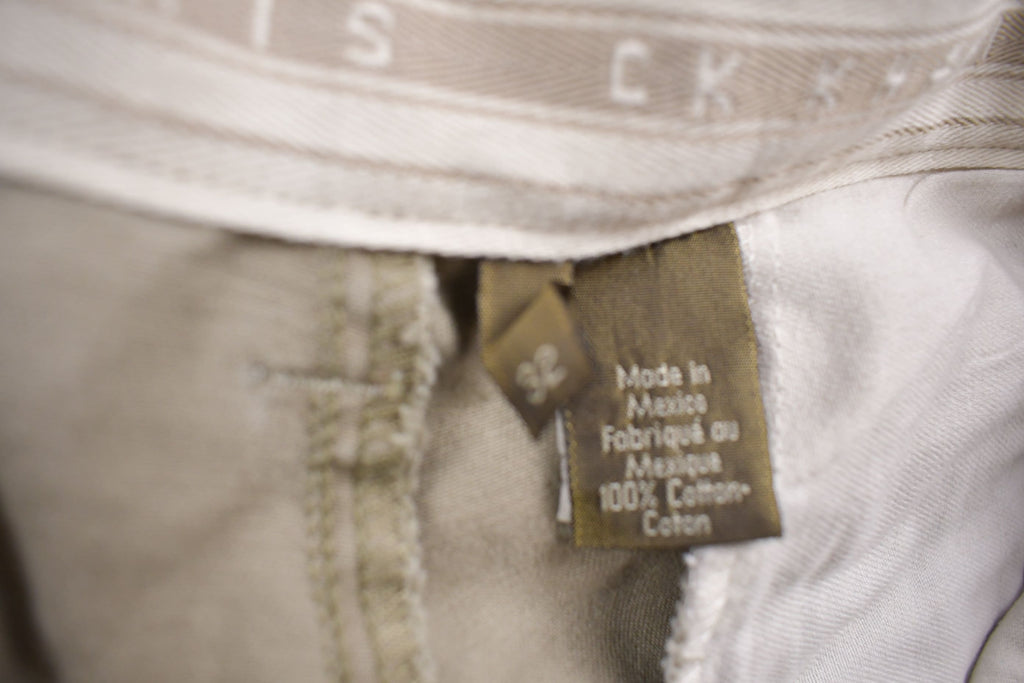 Vintage 1990's Calvin Klein Khaki Pants Size 31 x 25