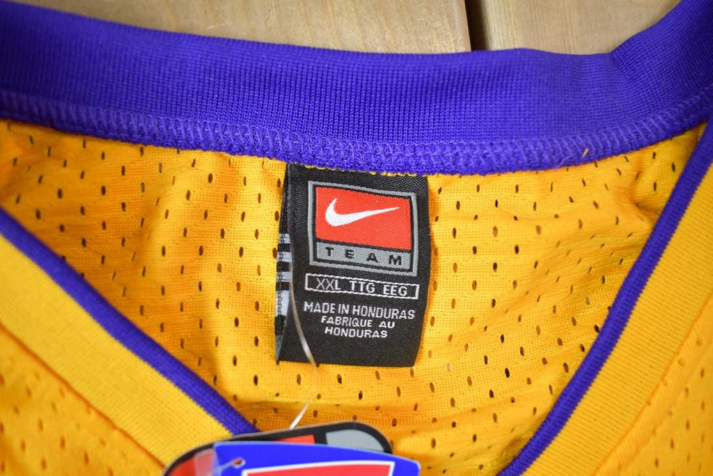 Vintage 2001 Deadstock Kobe Bryant Los Angeles Lakers #8 Nike Team Jersey Size XXL