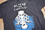 Vintage 1995 Aliens Are Coming Fashion Victim Graphic T-Shirt