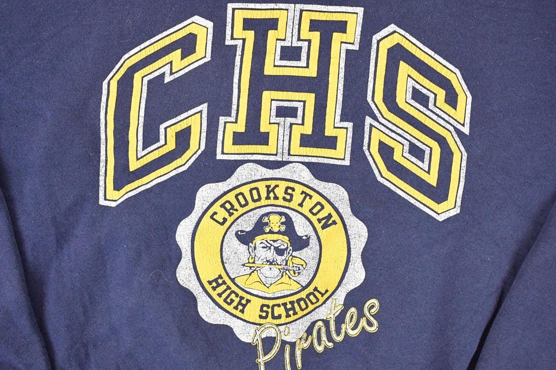 Vintage 1990s Crookston High School Crewneck Sweater Mens L