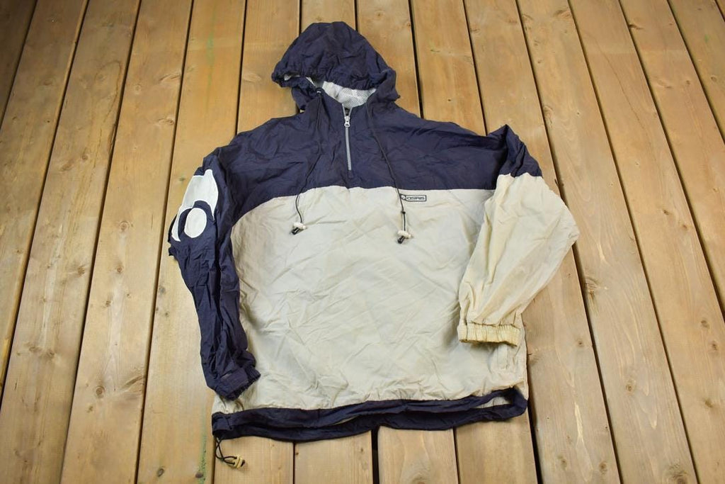 Vintage 1990s Osiris Skateboarding Hooded Windbreaker Jacket