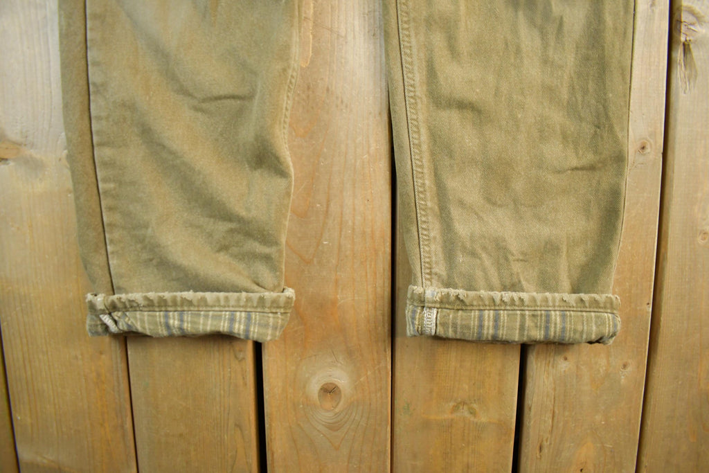 Vintage 2000s Carhartt Lined Carpenter Work Denim Jeans Men's 34 x 31