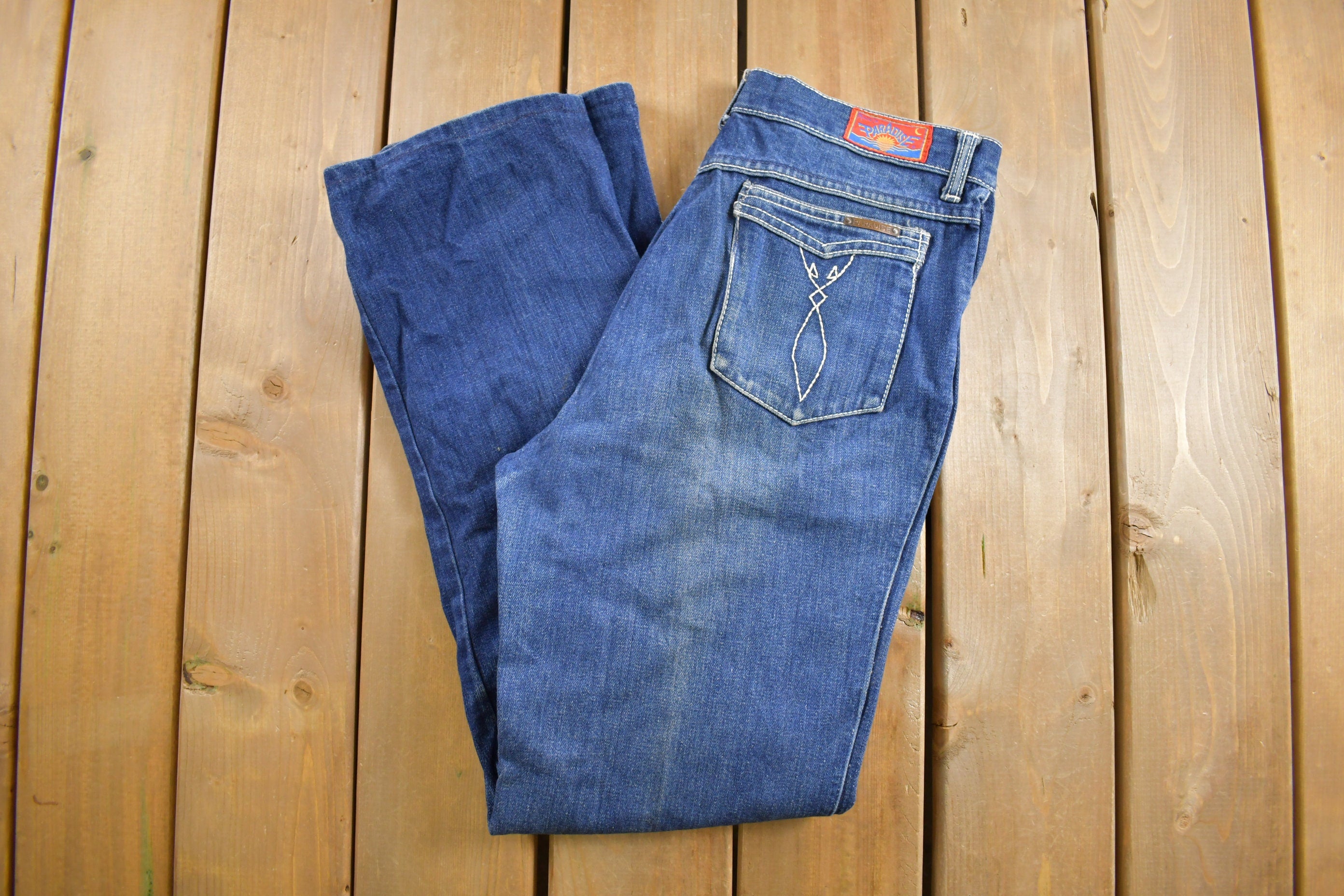 Vintage 1990s Paradise Denim Jeans Size 31 x 32 / Made in USA / American Vintage / Workwear / Streetwear / Vintage Pants