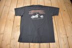 Vintage 1990s Iron Legends Smiths Falls Ontario Canada Single Stitch Biker Graphic T Shirt Made In Canada