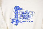 Vintage 1980s Hogs Breath Inn Seahorse Cartoon Graphic Print Crewneck Sweatshirt Mens L