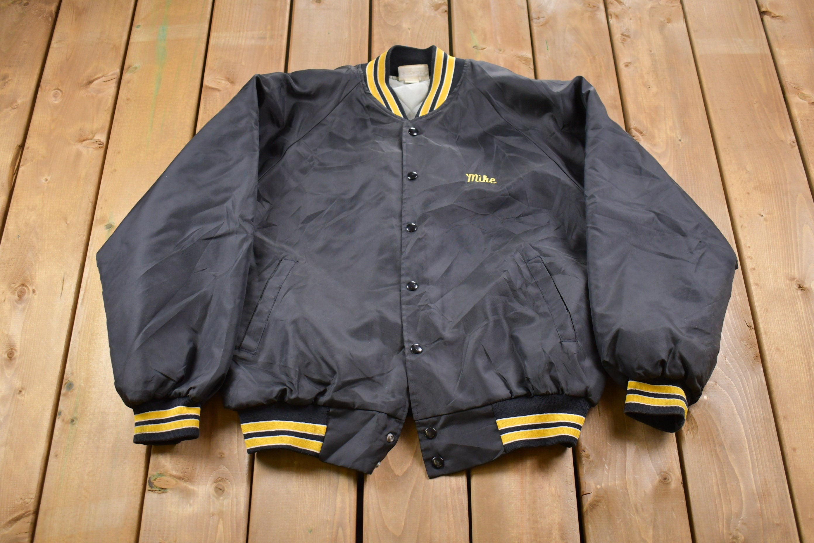 Vintage 1990s Hartwell Wrestling Bomber Jacket