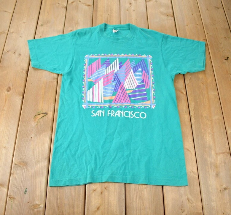 Vintage 1990s San Fransisco Souvenir Travel T Shirt Made In USA