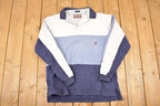 Vintage 1990s Urgent Gear Rugby Quarter Button Up Shirt Men's L