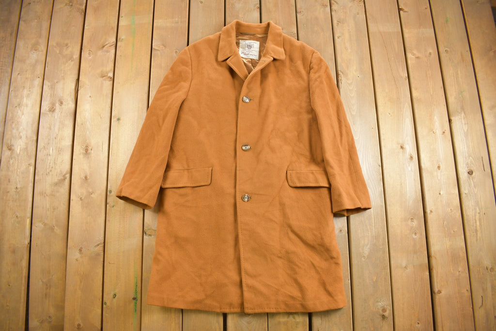 Vintage 1980s Rexmoor Cashmere Over Coat