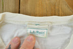 Vintage 1990s LL Bean Beach Single Stitch Graphic Print T-Shirt