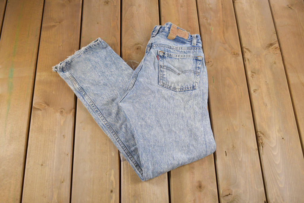 Vintage 1990s Levi's 501 Red Tab Denim Jeans Size 28 x 29 / Vintage Denim / Streetwear / Jeans / Made In USA / Vintage Levi's