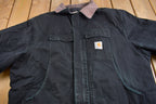 Vintage 1990s Traditional Carhartt Work Coat  Workwear  Vintage Carhartt  Distressed Carhartt