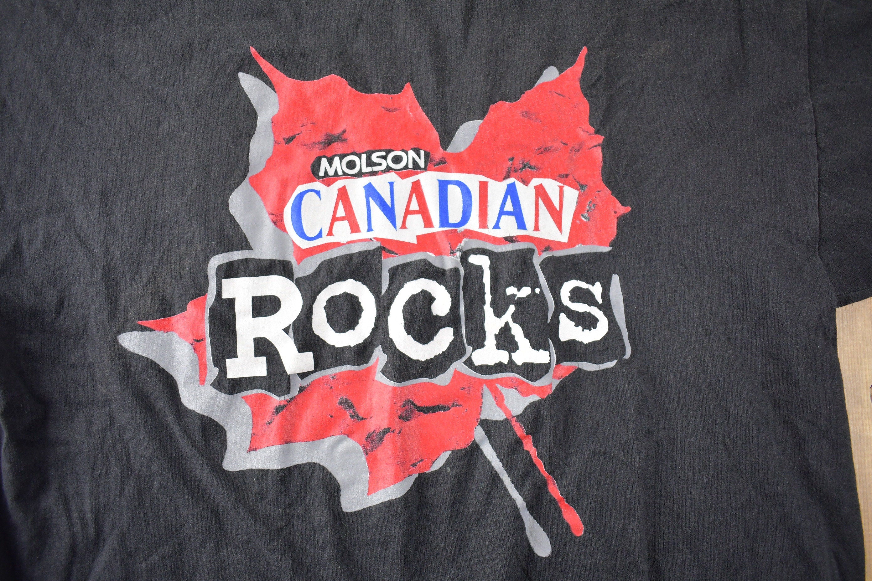 Vintage 1990s Molson Canadian Mississauga Souvenir T Shirt Made In USA Size XL
