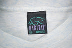 Vintage 1990s Habitat Polar Bear Cubs Graphic T-Shirt