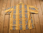 Vintage 1990s Rodelli Uomo Patterned Button Up Shirt