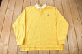 Vintage 1990s Polo By Ralph Lauren Embroidered Small Pony Rugby Sweater