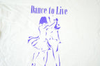 Vintage 1990s Dance To Live Souvenir T-Shirt Women's L