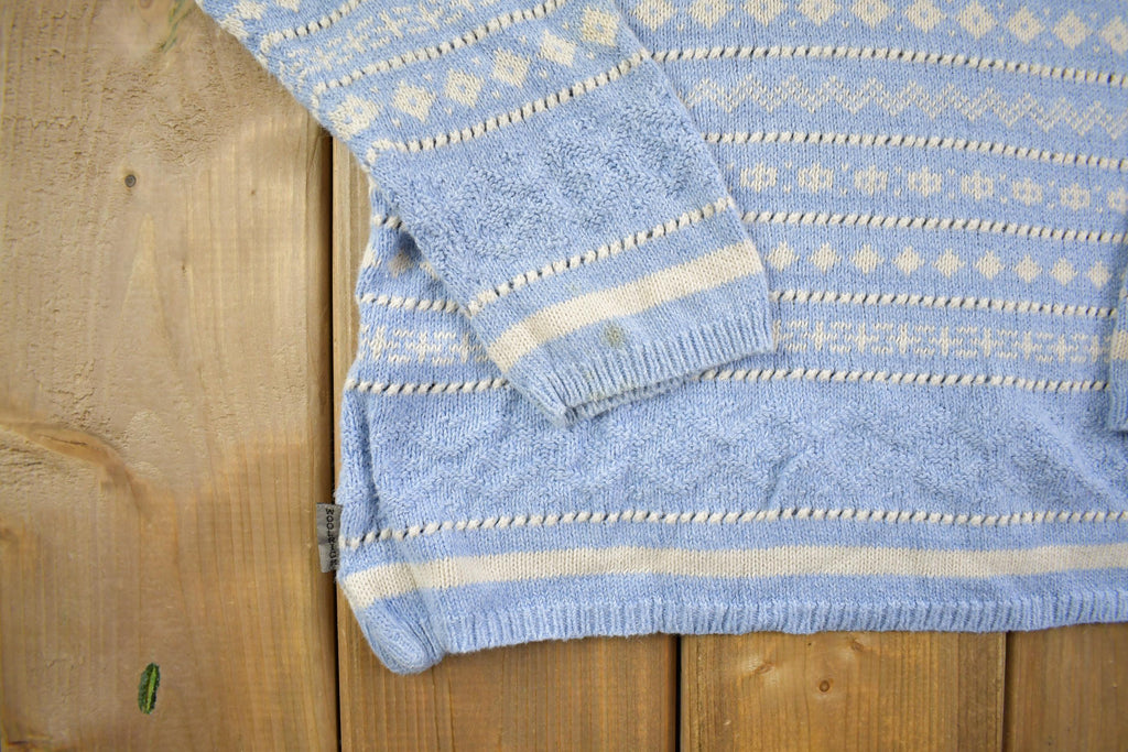 Vintage Y2K Woolrich Knit Pattern Hoodie