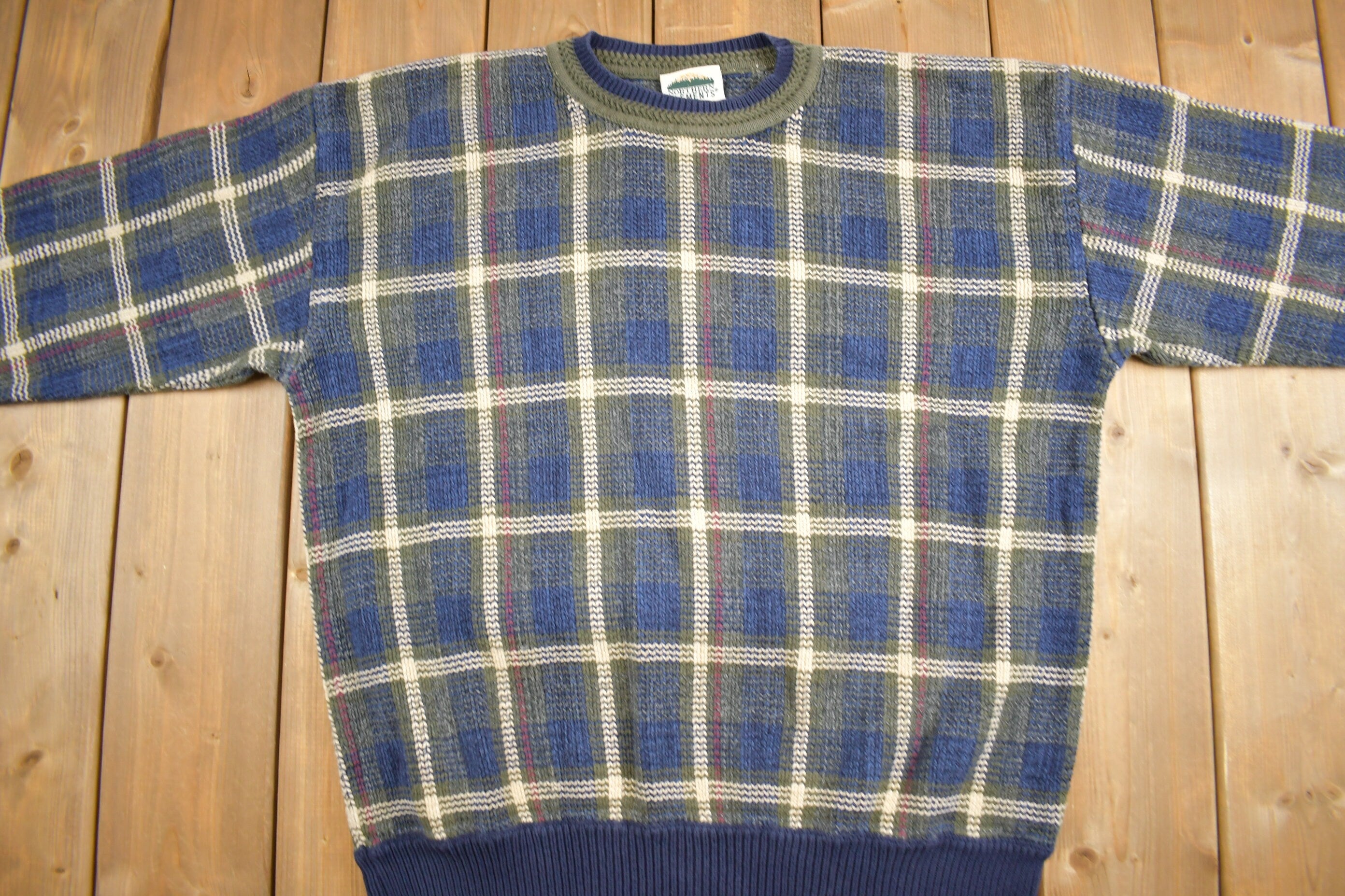 Vintage 1990s Northern Elements Knit Crewneck Sweater