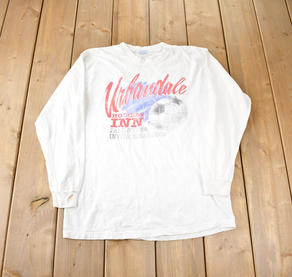 Vintage 2004 Urbandale Soccer Souvenir Travel T Shirt Made In USA