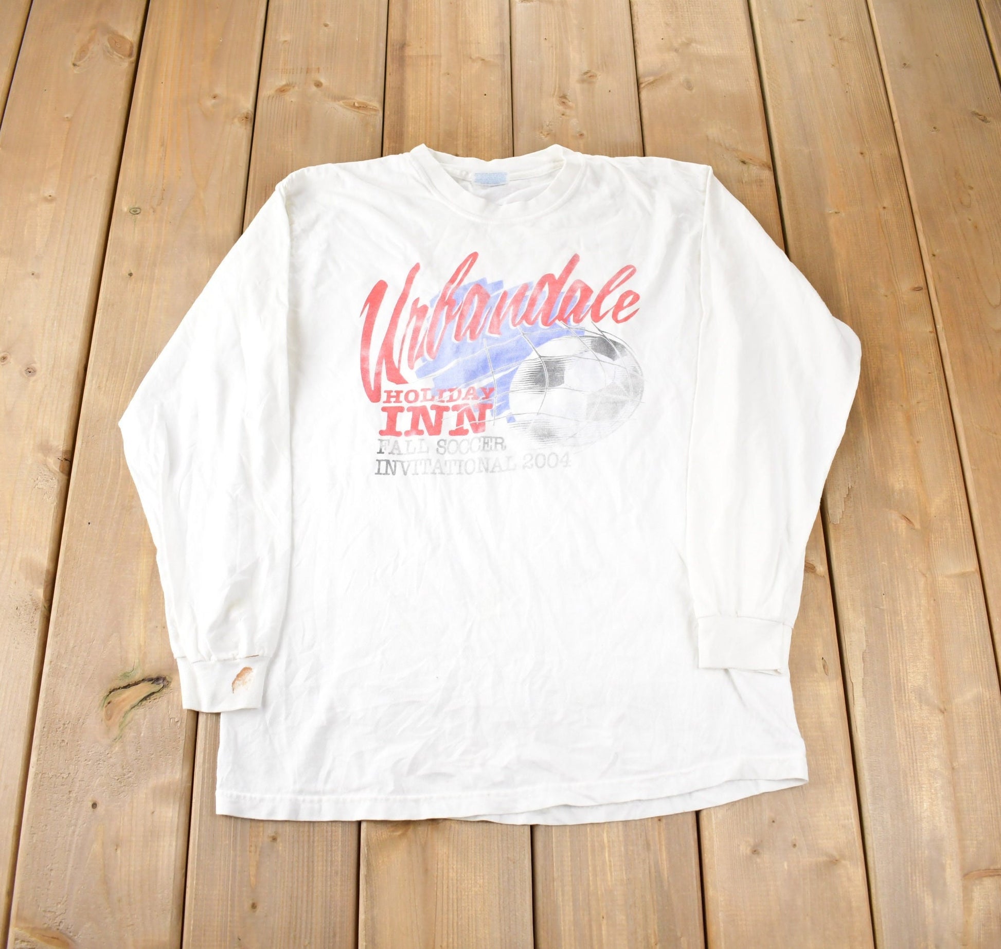 Vintage 2004 Urbandale Soccer Souvenir Travel T Shirt Made In USA