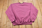 Vintage 1990s Top Stitch Heart Theme Crewneck Sweater