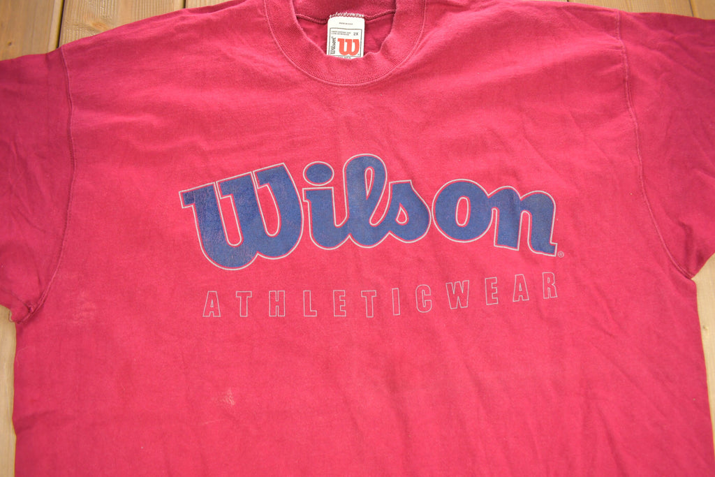 Vintage 1990s Wilson Athletic Wear Graphic T Shirt