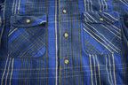 Vintage 1980s Lake In Trail Flannel Plaid Button Up Shirt
