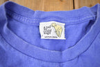 Vintage 1990s Climb High Tail Wag Idaho Dog Theme Graphic T-Shirt Made In USA