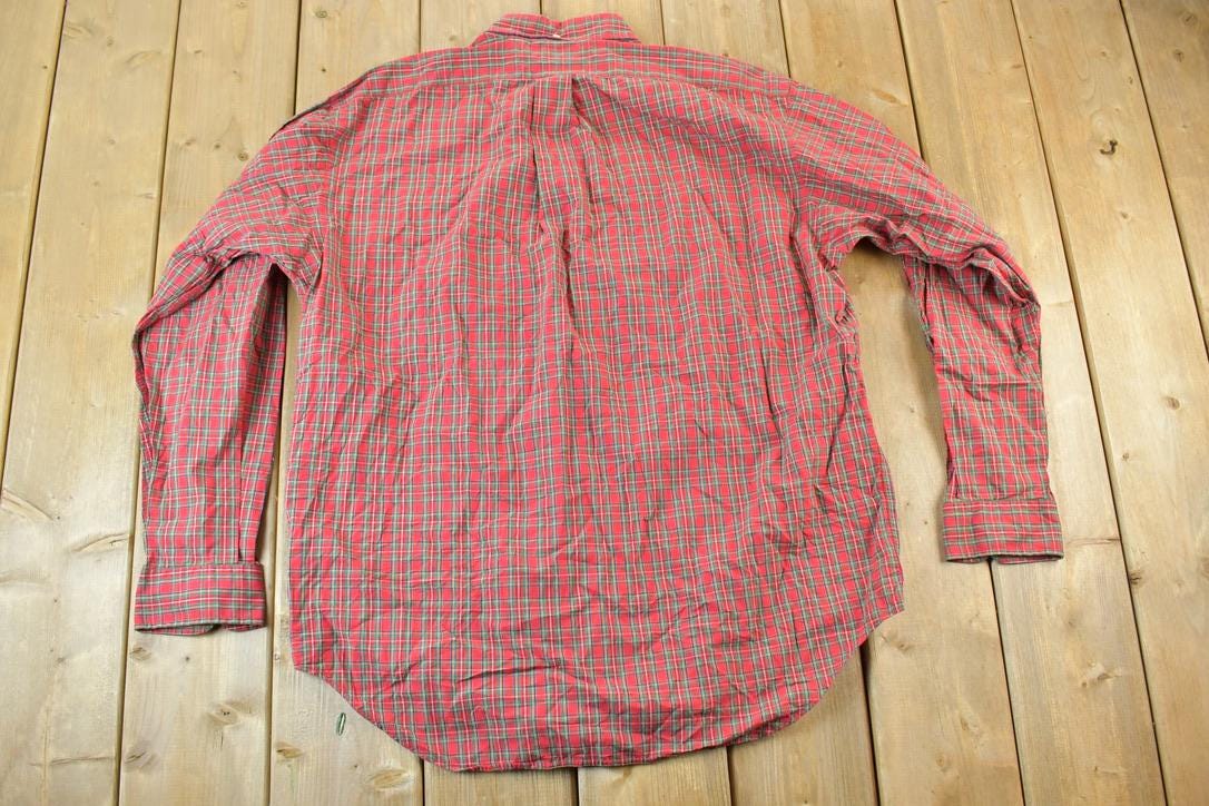 Vintage 1990s Ralph Lauren Plaid Button Up Shirt