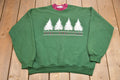 Vintage 1990s Lee Michigan Tree Graphic Crewneck Sweatshirt