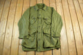 Vintage 1980s Canadian Army Military Field Jacket Men's Large