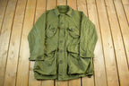 Vintage 1980s Canadian Army Military Field Jacket Men's Large