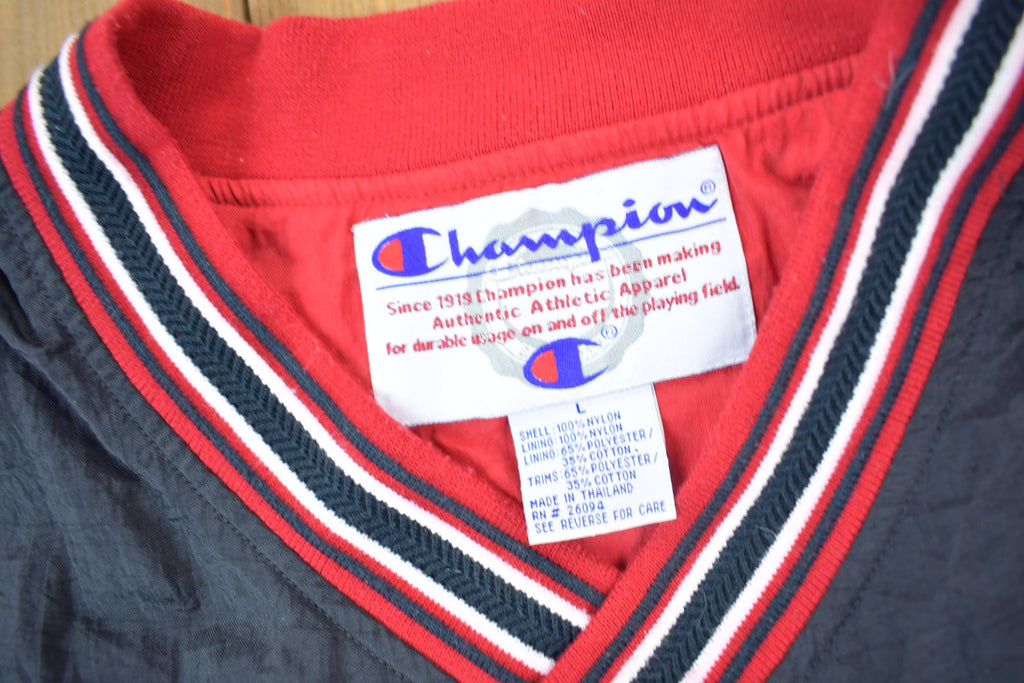 Vintage 1990s Champion Embroidered Spell Out Windbreaker