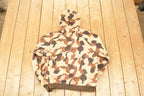 Vintage 1980s Wiman Camo Fleece Hoodie Sweatshirt Men's M