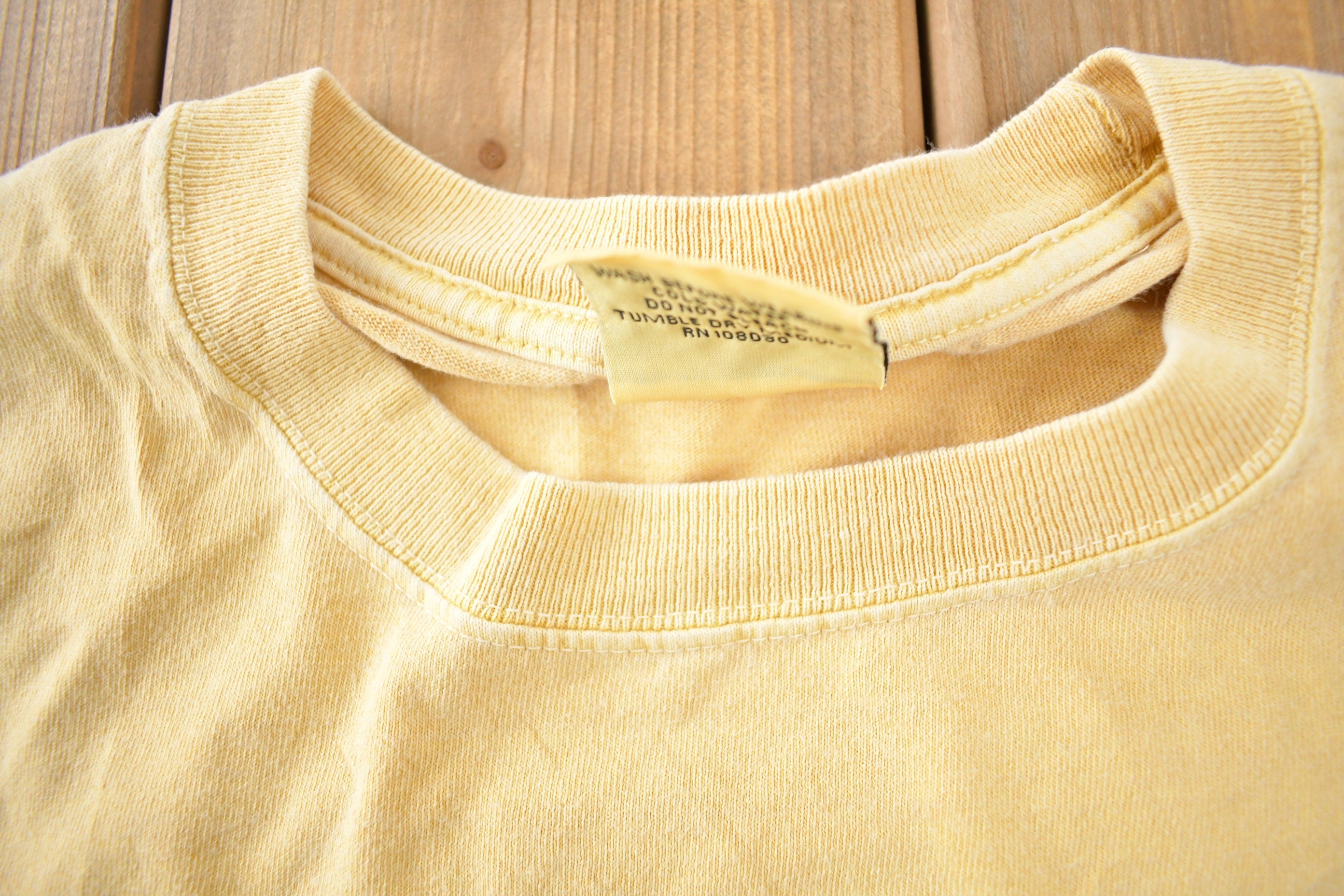 Vintage 1990s Iowa State Univsersity Collegiate Long T-Shirt Made In USA Size M
