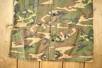 Vintage 1970s Military Camouflaged Button Up Shirt