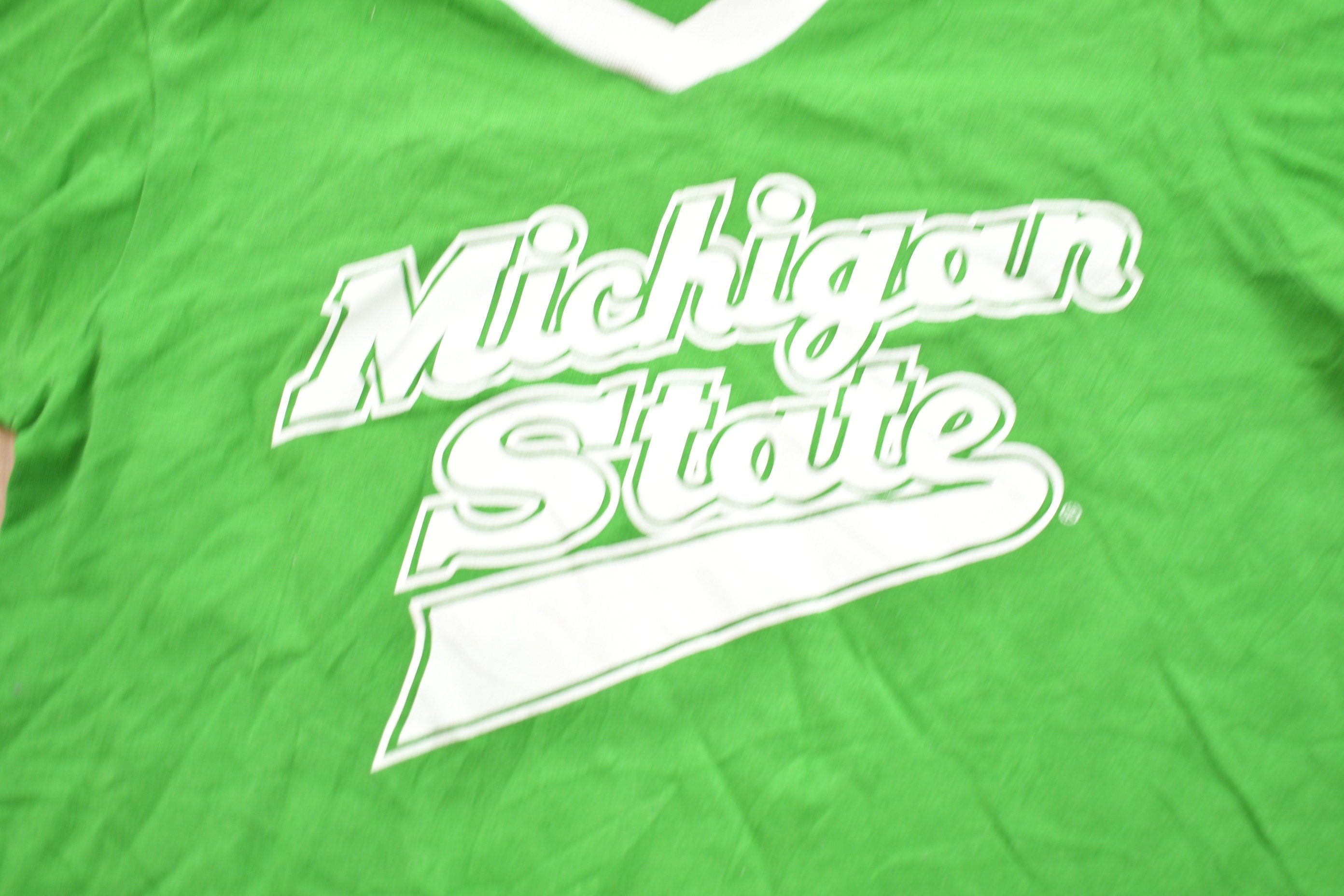 Vintage 1980s University of Michigan State Spartans Collegiate T-Shirt