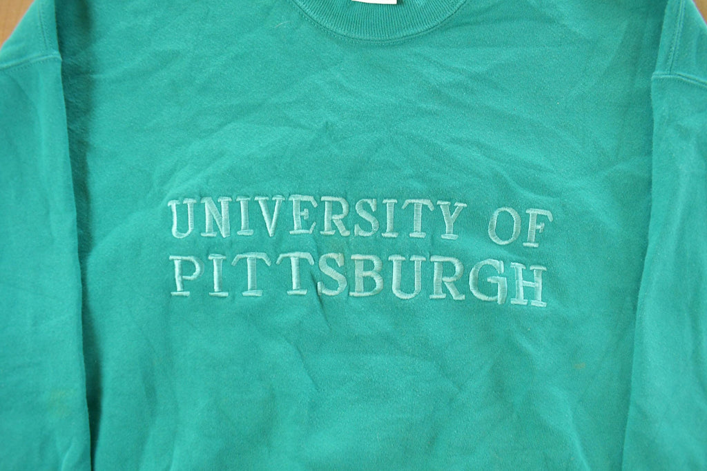 Vintage 1990s University of Pittsburgh Crewneck Sweatshirt Mens L