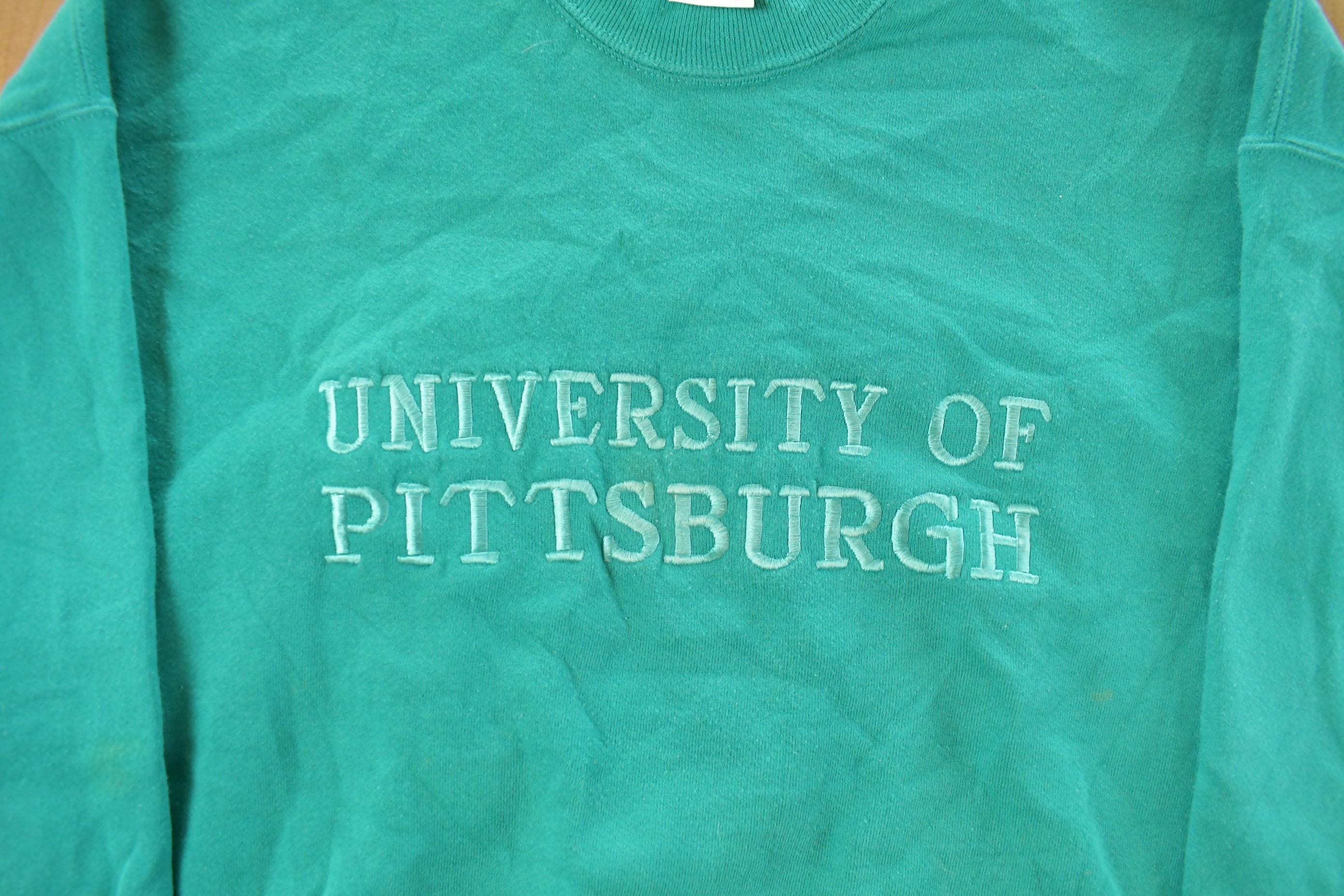 Vintage 1990s University of Pittsburgh Crewneck Sweatshirt Mens L