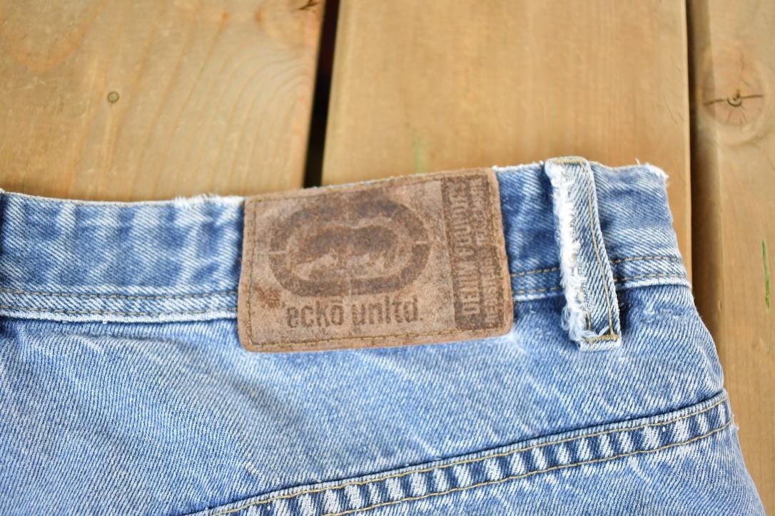 Vintage 1990s Marc Ecko Unltd Denim Foundry Denim Jeans Size 36 x 36 Made In USA