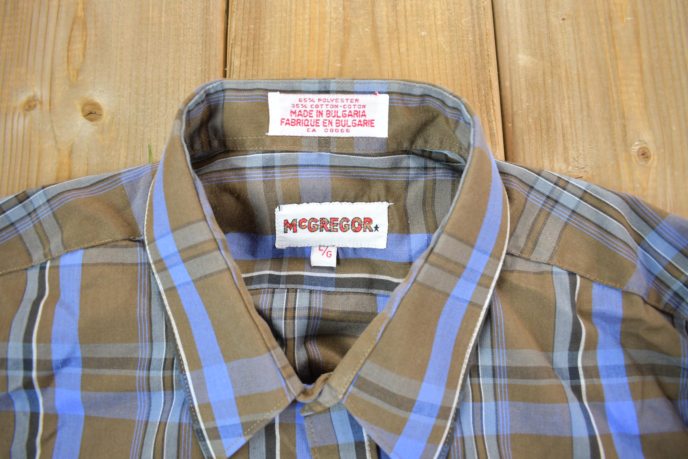 Vintage 1990s Plaid Button Up Shirt