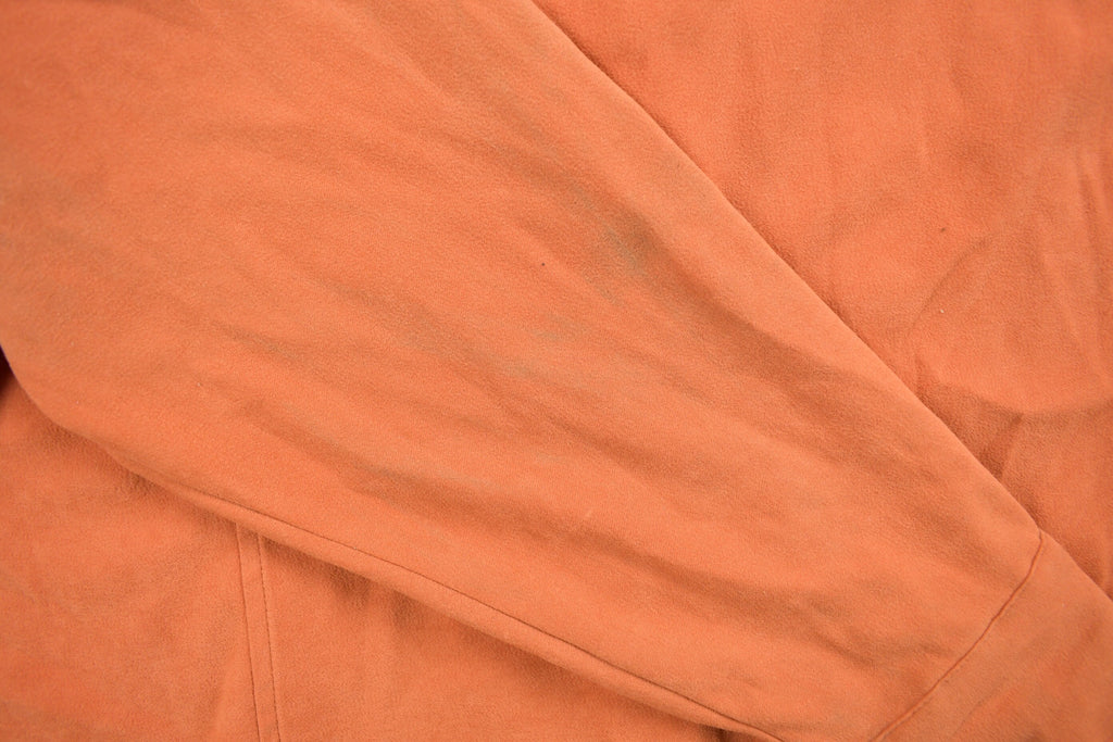Vintage 1990s Blank Orange Button Up Shirt