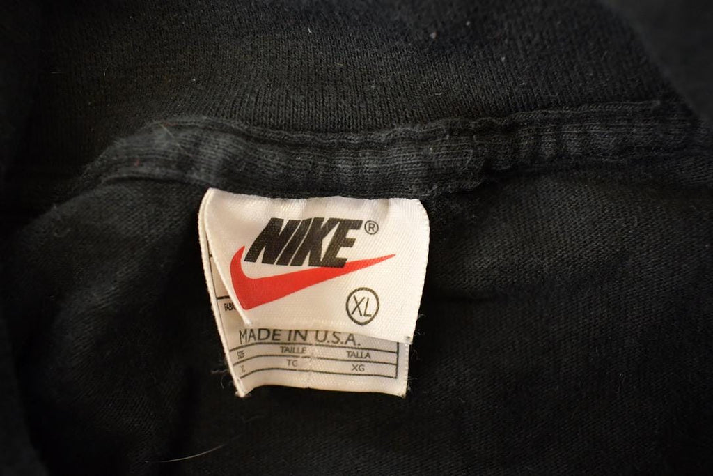 Vintage 1990s Nike Embroidered Swoosh Turtleneck Shirt Men's L