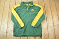 Vintage 1990s Green Bay Packers Quarter Zip Fleece Sweater