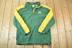 Vintage 1990s Green Bay Packers Quarter Zip Fleece Sweater