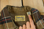 Vintage 1980s Lumberjack Plaid Flannel Button Up Shirt Men's XL /