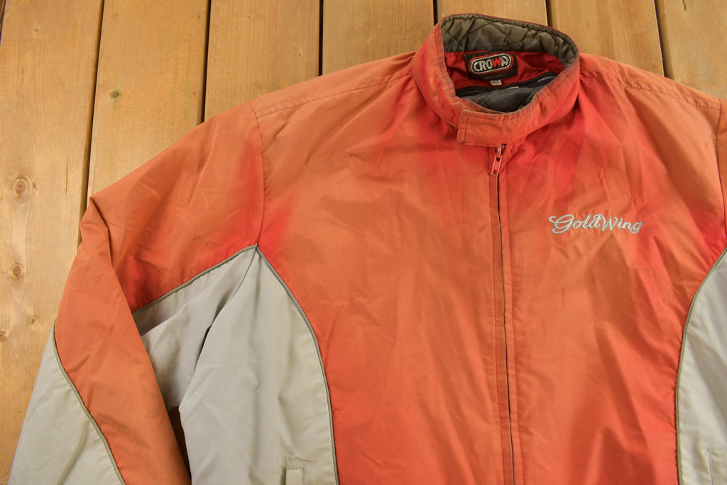 Vintage 1990s Crown Gold Wing Full Zip Jacket
