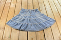 Vintage Y2K Yonique Denim Ruffled Mini Skirt Women's 27 / 90s Streetwear / Vintage Denim Skirt / Summer Wear / Jean Skirt / Jorts