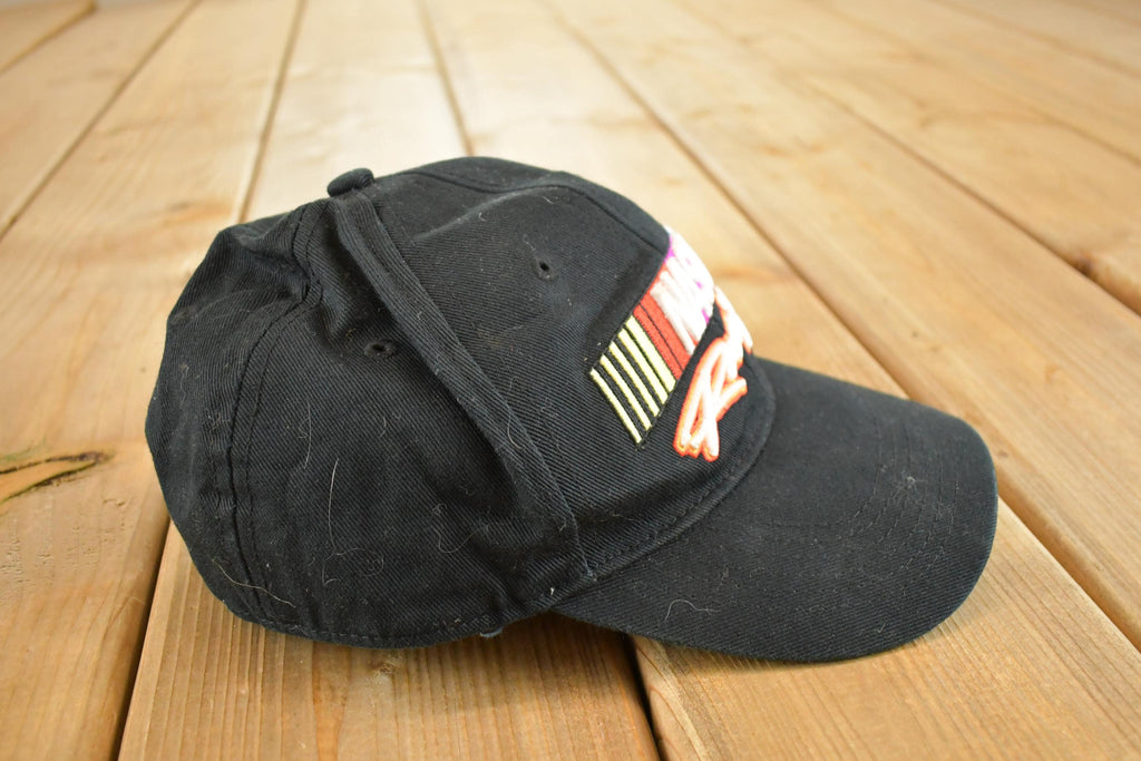 Vintage 1990s Nascar Racing Snapback Hat / 90's Embroidered Race Car Cap